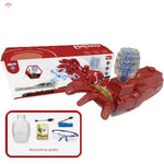 BRAZO DE IRON MAN LANZADOR DE BOLAS DE HIDROGEL