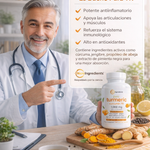 ADIOS DOLORES CON TURMERIC 60 CÁPSULAS + ENVIO GRATIS🔥
