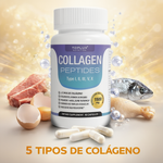 Collagen Peptides 5 Tipos | Apoyo Integral para tu Bienestar Diario