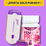 PACK:  Fem Pro Probióticos + Depiladora Yes! ✨ Piel suave sin dolor + bienestar íntimo real.