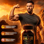 Gomitas de Shilajit para Hombres | Energía, Testosterona y Rendimiento Natural